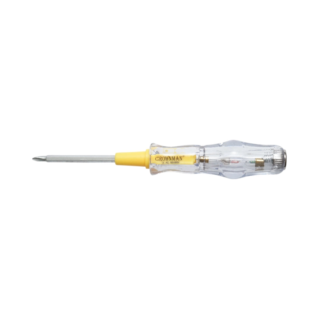 Cacciavite cercafase 100-500V AC, doppia testa PH1/3,5x160mm Cr-V Crownman
