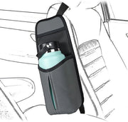 Organizzatore di acqua per auto, portatile, con cassetta di stoccaggio, compatibile con bottiglie Yeti Rambler 30oz/38 oz e Hydro Flask 32 oz/40 oz, modello adatto, appeso alla sedia.