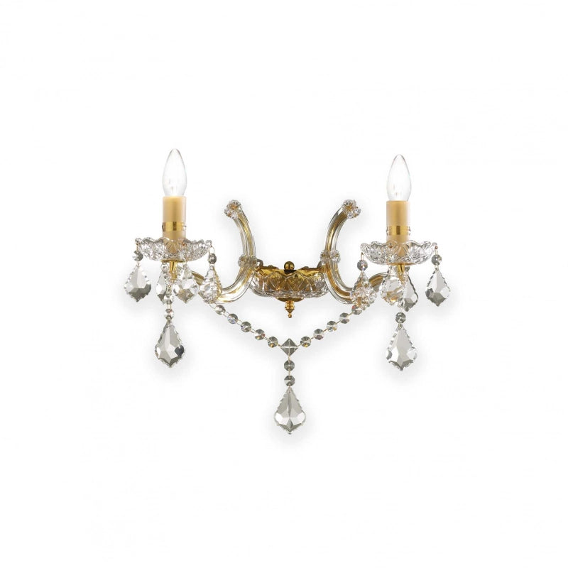Lampada Da Parete Florian Ap2 Oro Ideal-Lux