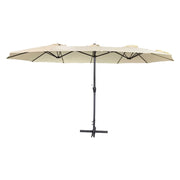 OMBRELLONE DOPPIO DA GIARDINO mt 2,7 x 4,6  - LIF