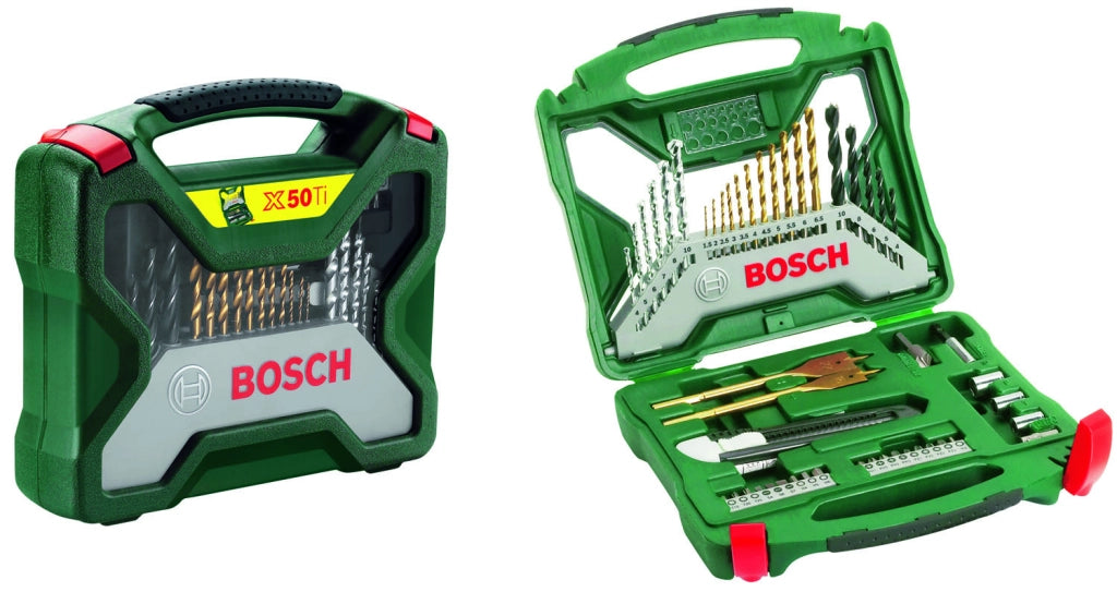 VALIGETTA SET CON ACCESSORI PER FORATURA E AVVITATURA BOSCH 50 PEZZI 2607019327