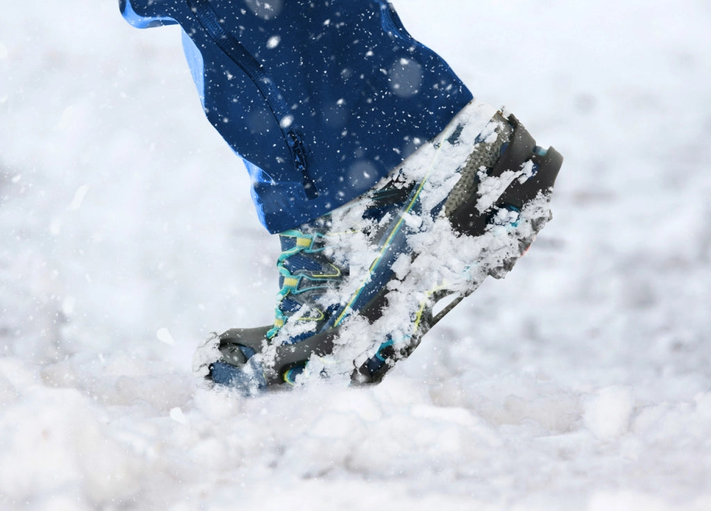 Ramponcini Per Ghiaccio Neve Flessibili Solette Scarpe/Scarponi Antiscivolo -30° - M - Nero
