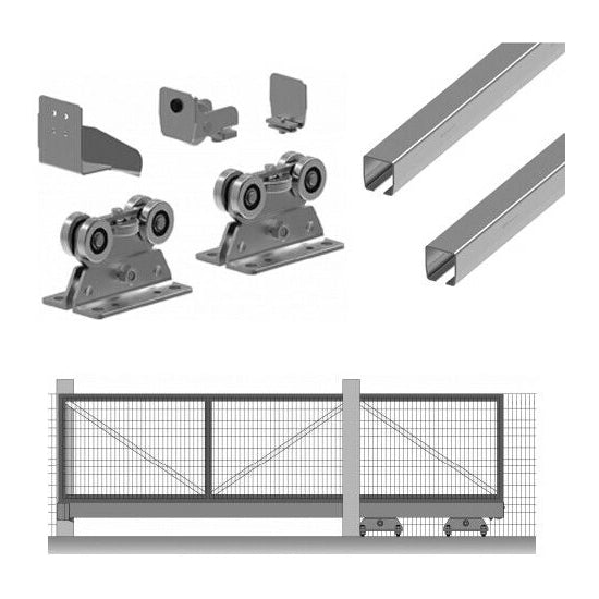KIT CANTILEVER AUTOPORTANTE PER CANCELLI KD1000.080 + N 2 VD1403.044 6 MT