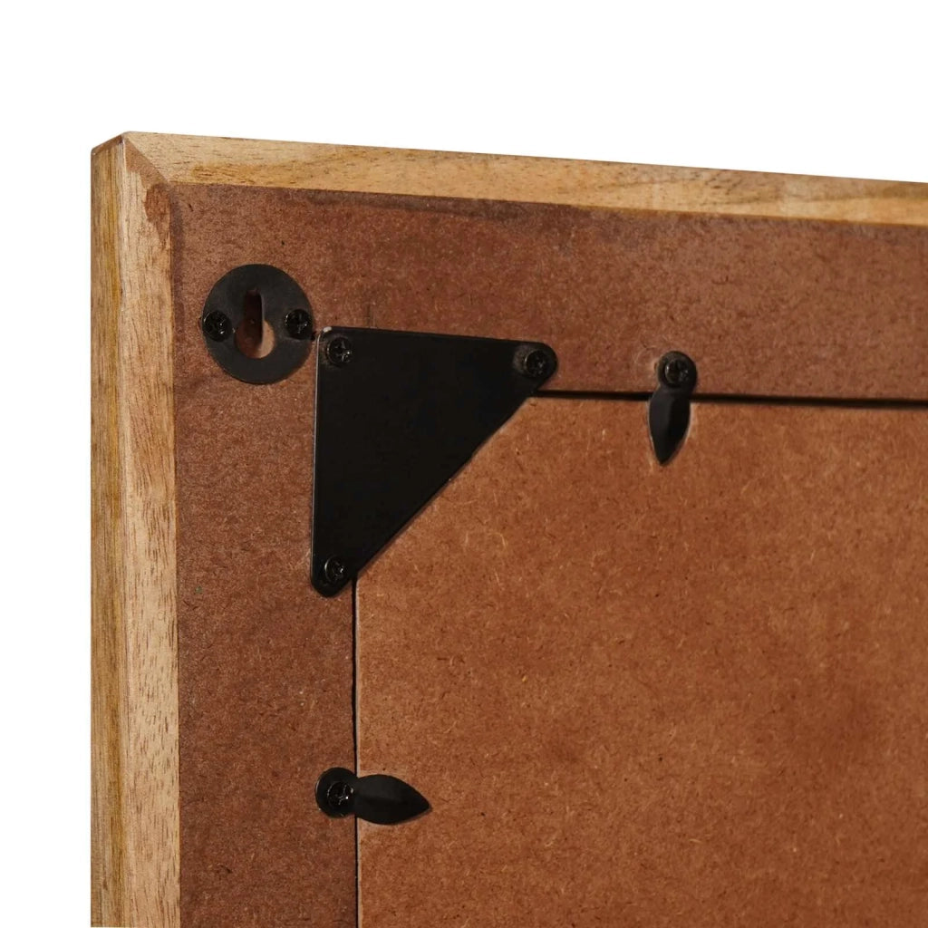 Specchio Montaggio a parete Marrone 70 x 50 x 3 cm Vetro 4018947