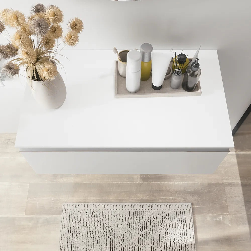 Cassettone sospeso 60 cm bianco opaco | Darwin
