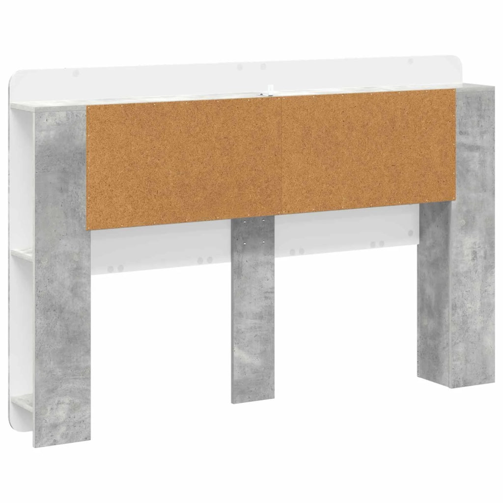 Testata del letto Grigio Cemento Legno ingegnerizzato 8001285