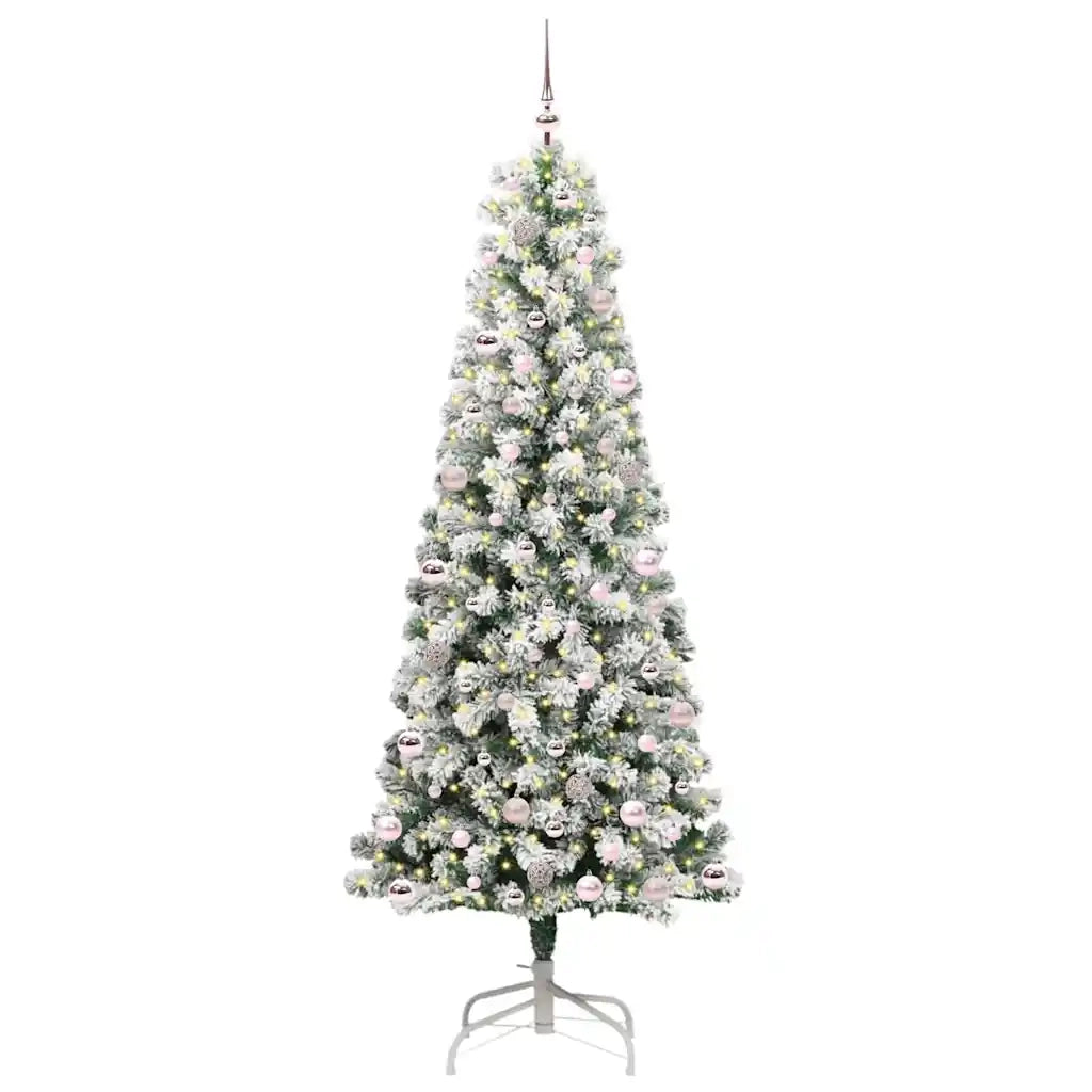 Albero di Natale Artificiale con Rami Pieghevoli 240 cm