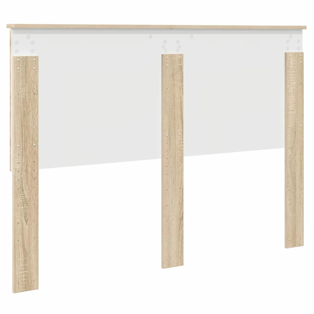 Testiera | Testata con Testiera | Testata Rovere Sonoma 140 cm Legno multistrato