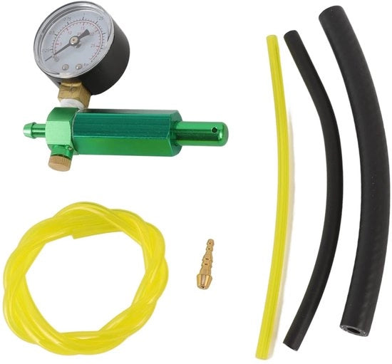 Strumento di diagnosi compattibile - Carburatore rilevatore di perdite - Carburatore manometro - Strumento di diagnosi affidabile - Formato compatto - Rilevamento di perdite - Ideale per meccanici - 12,9 cm