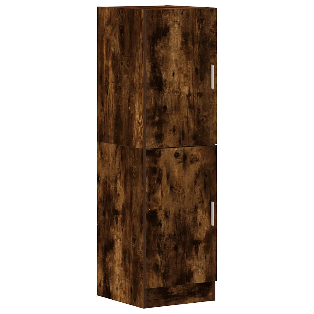 Set di Armadio pensile | Mobili da Cucina 3 pz Rovere Fumo in Truciolato