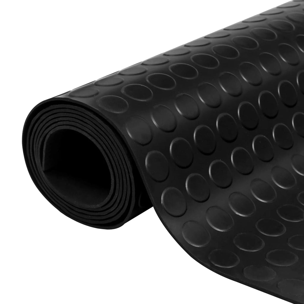 Tappeto per pavimento Nero 1 x 2 m Gomma 42046724