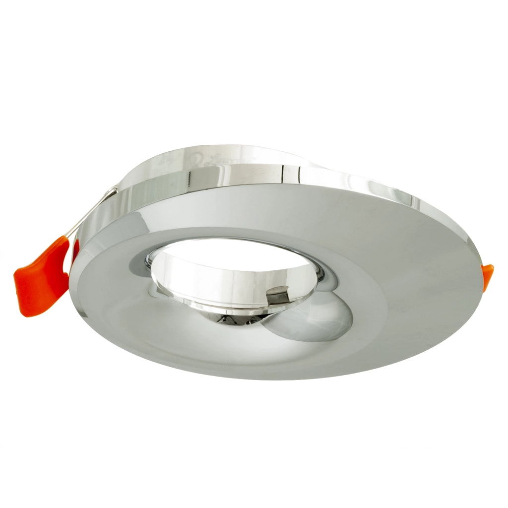Faretto cromato LED RGB GU10 multicolore incasso 65mm effetti luce colorata 230V LUCE RGBW