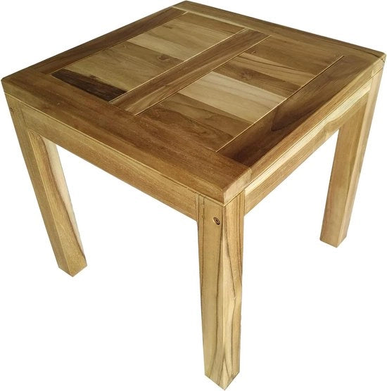 Tavolo da giardino in teak - tavolo da pranzo - 50x50 cm