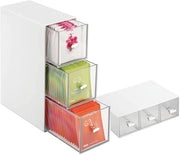 Cassetto multifunzionale per la cucina - Organizzatore - Scatola di stoccaggio - 7,7L x 16,6L x 22,8H cm