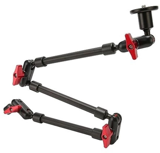 Supporto per Camera Magico 31 Pollici con Montaggio a Cardano e Pads Antiscivolo in Lega di Alluminio.