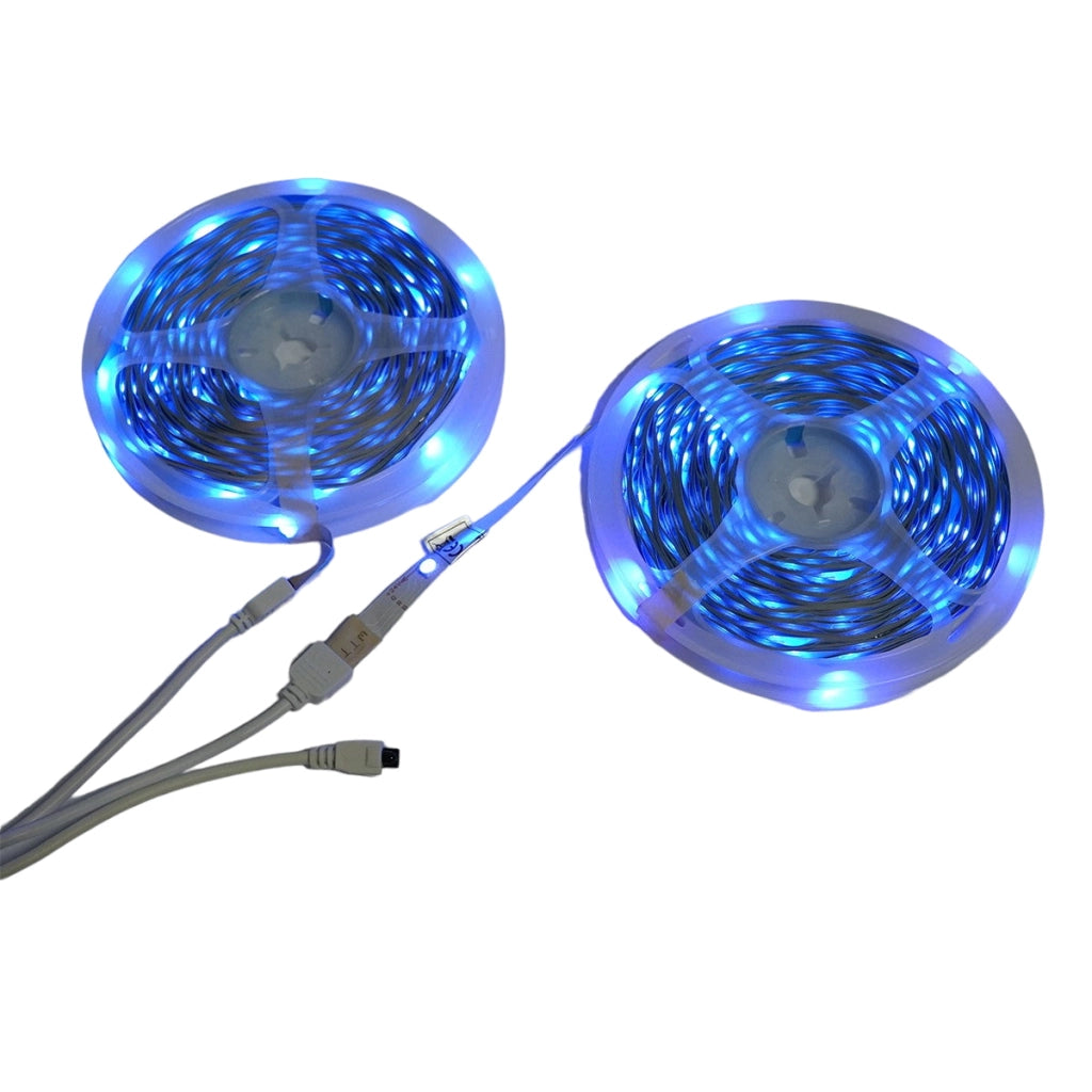 Striscia LED intelligente 2x15m, 24V con telecomando, controllo vocale, bluetooth, applicazione USB, 30m RGB IP20
