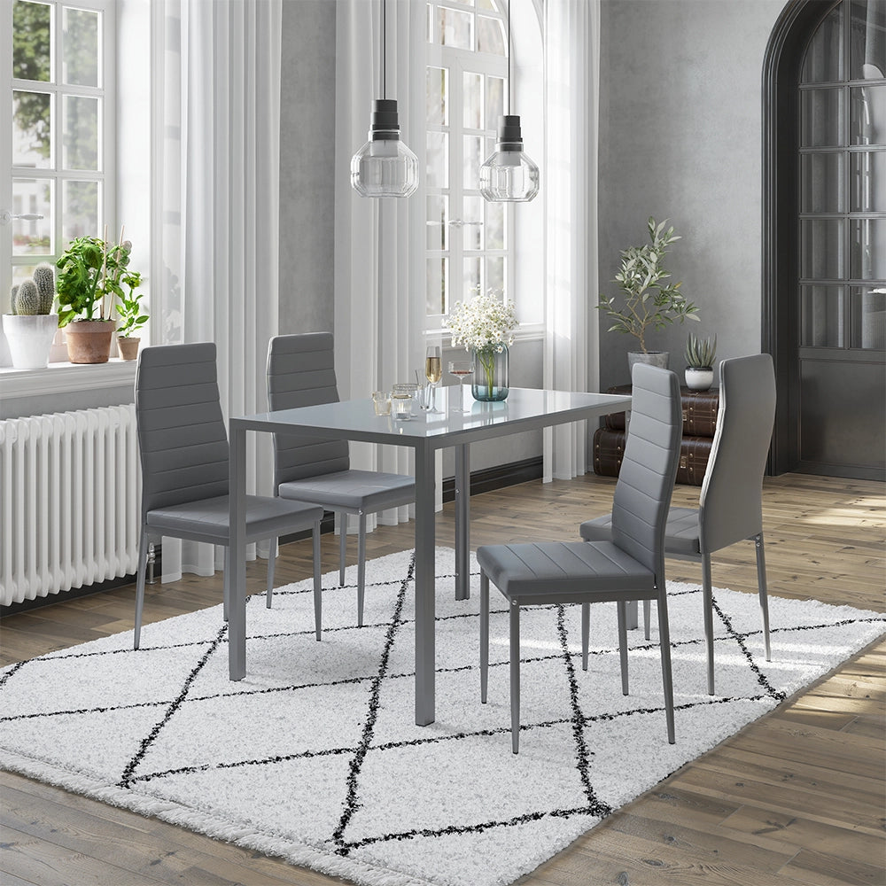 Vicco Sedie Grigio 42.5 x 48 cm Set di 4