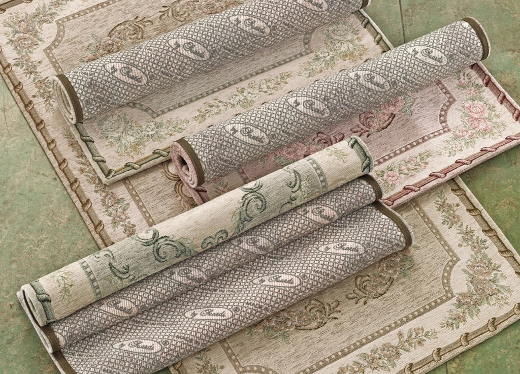 Tappeto Velour Antiscivolo Disegno Operà By Suardi - 140x200 - Verde