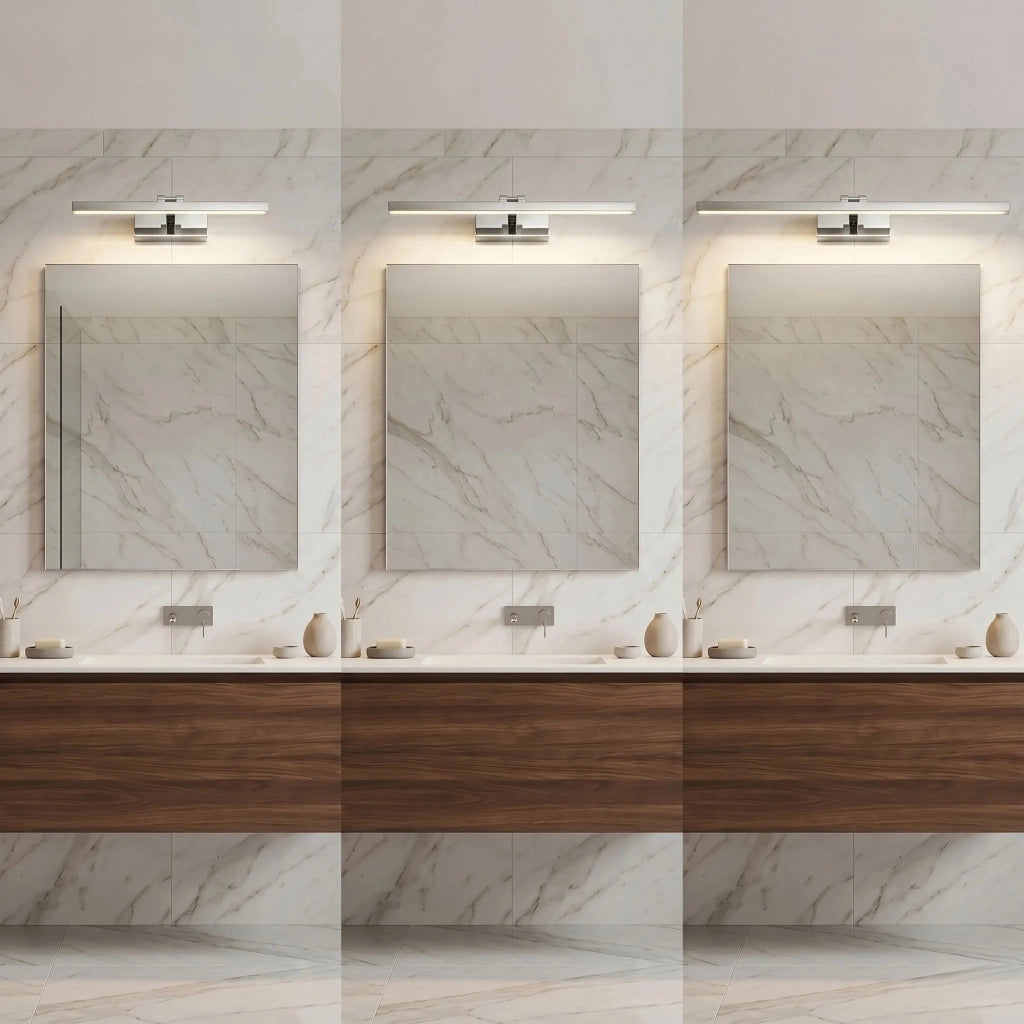 Applique Da Bagno Led APP1859-1W 80 Cm Chrome