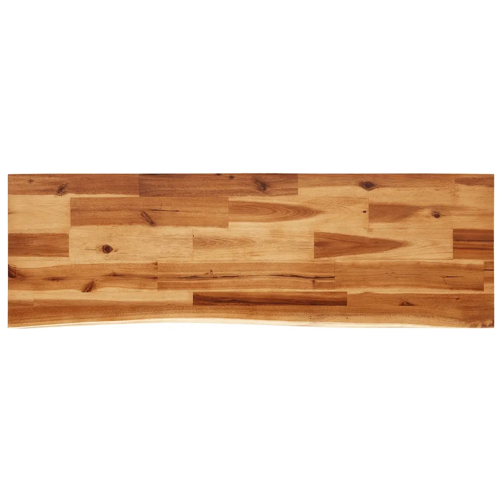 Tavolo Consolle Bordi Vivi 110x35x80 cm Legno Massello Acacia 353296