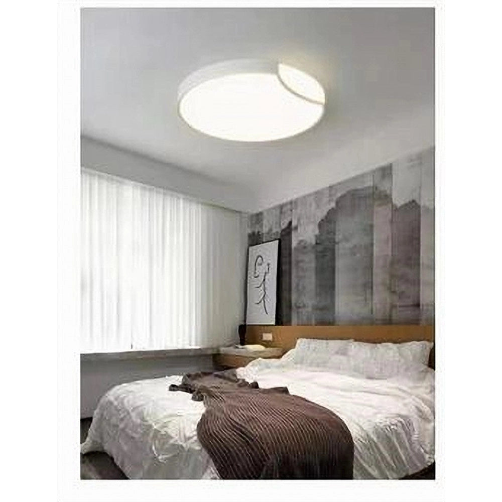 Trade Shop - Plafoniera Led Cerchio 34 W Soffitto Circolare Bianco Moderno Luce Fredda 50149 -