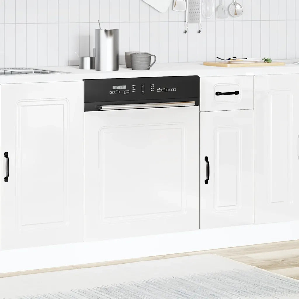 Pannello Lavastoviglie Kalmar Bianco Lucido 60x1,5x57 cm