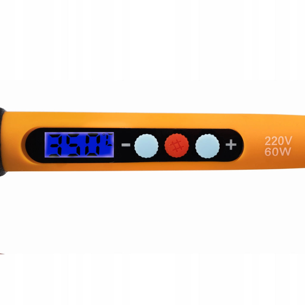 Set di Saldatura 10 in 1 Rosfix Orange Rottweiler – Stazione Saldante 60W con Display, 6 Punte, Flussante RMA-223