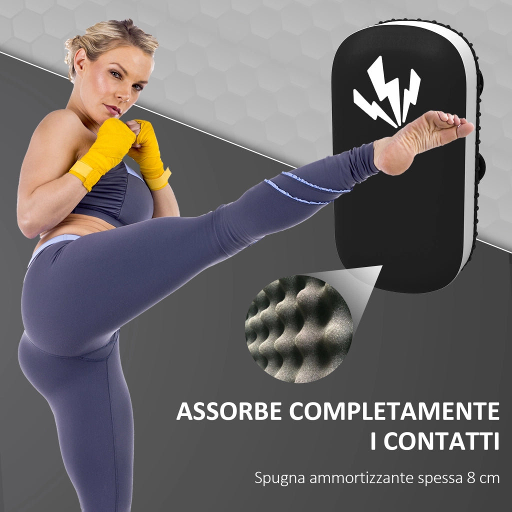 Parabordi Boxe e Muay Thai Imbottito per Braccio ¨C Xylo ¨C PU e EPE, 38x20x18 cm, Nero