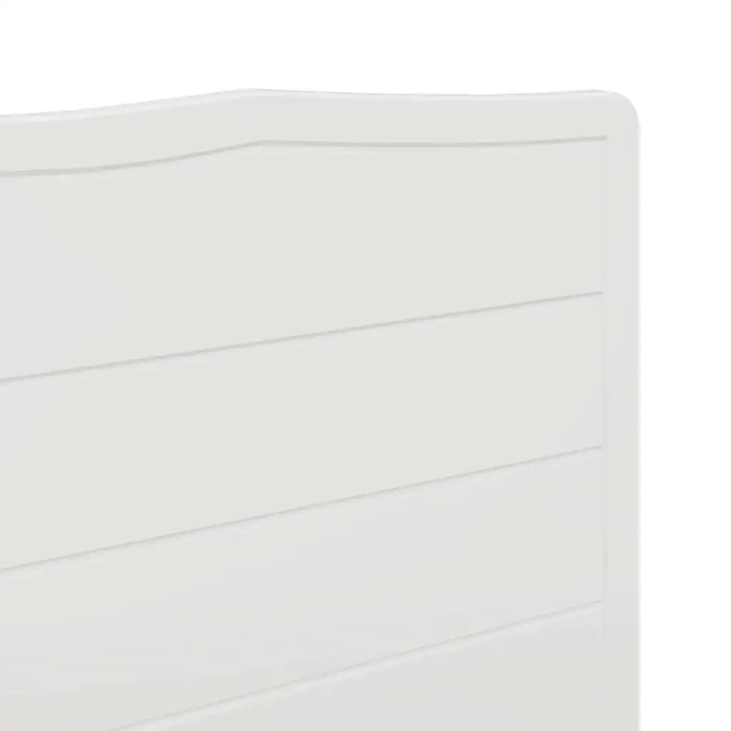 Testiera-Testata-Testiera Decorativa Bianco Lucido 135 cm Legno multistrato 519418