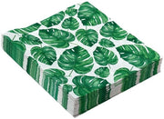 Serviette di carta biologico degradabile - 20 pezzi - 2 strati - decorazione festiva - disegno foglia Monstera - amichevole con l'ambiente - serviette per festa