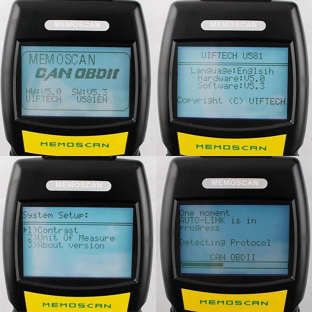 Trade Shop - Tester Obd2 Ii Scanner Lettore Di Codici Diagnostica La Centralina Auto Cod.u581 -