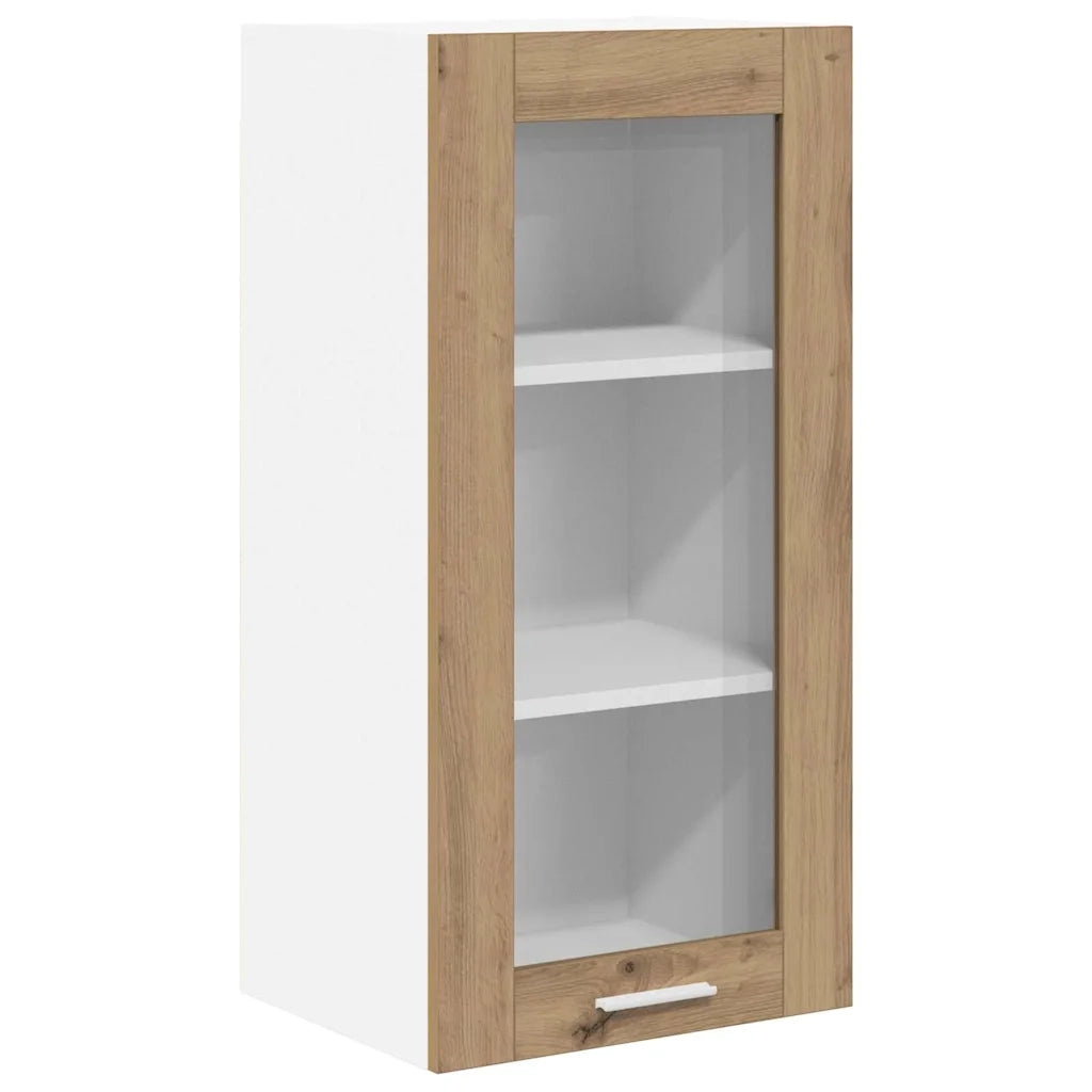 Armadio pensile 2 pcs Rovere artigianale 40 x 31 x 80 cm 884313