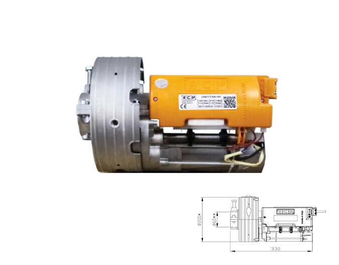 AUTOMAZIONE SERRANDE SARACINESCA GARAGE 170KG AUTOMATICO ELETTRICO 230V NO FRENO