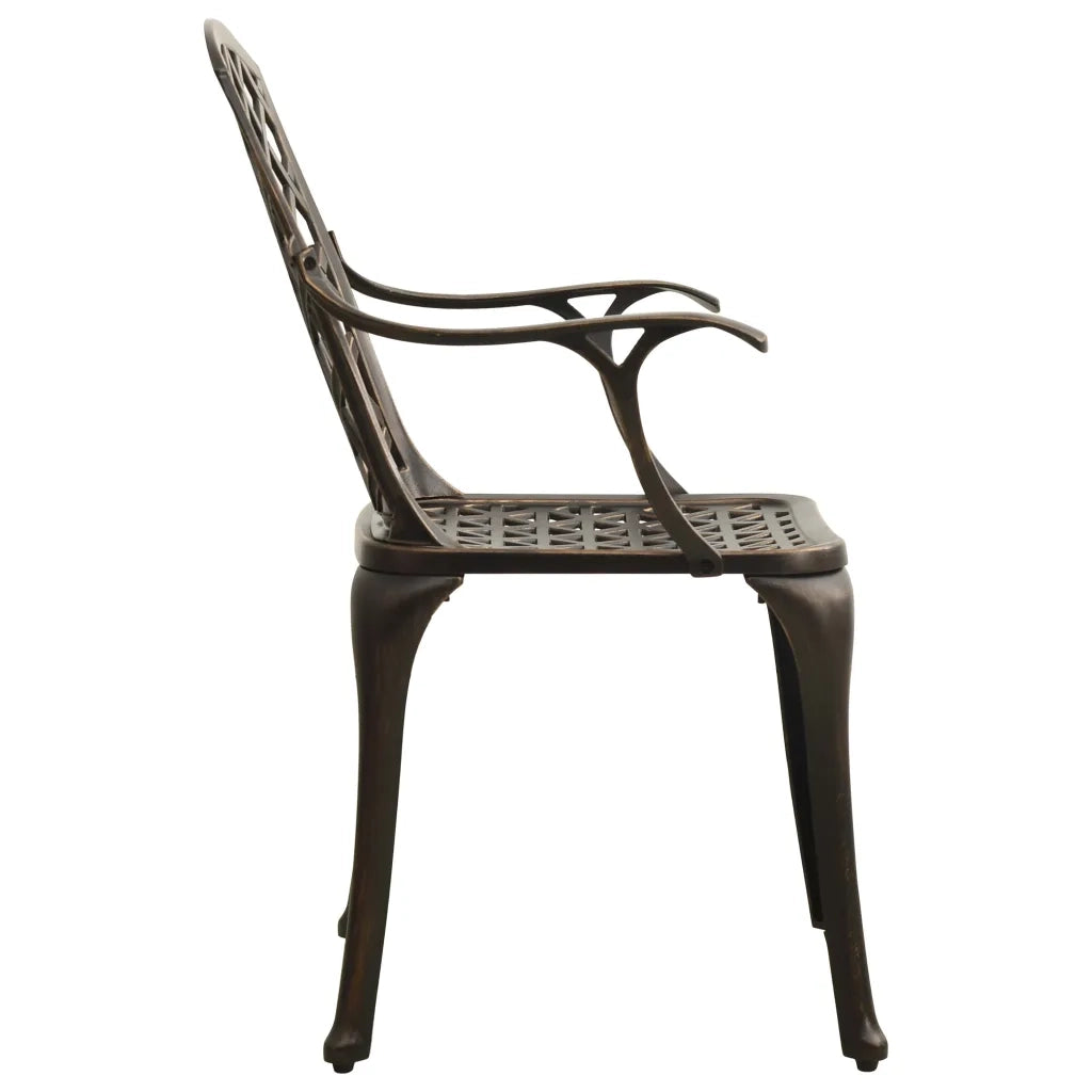 Set da Bistrot 5 pz in Alluminio Pressofuso Bronzo 3070610