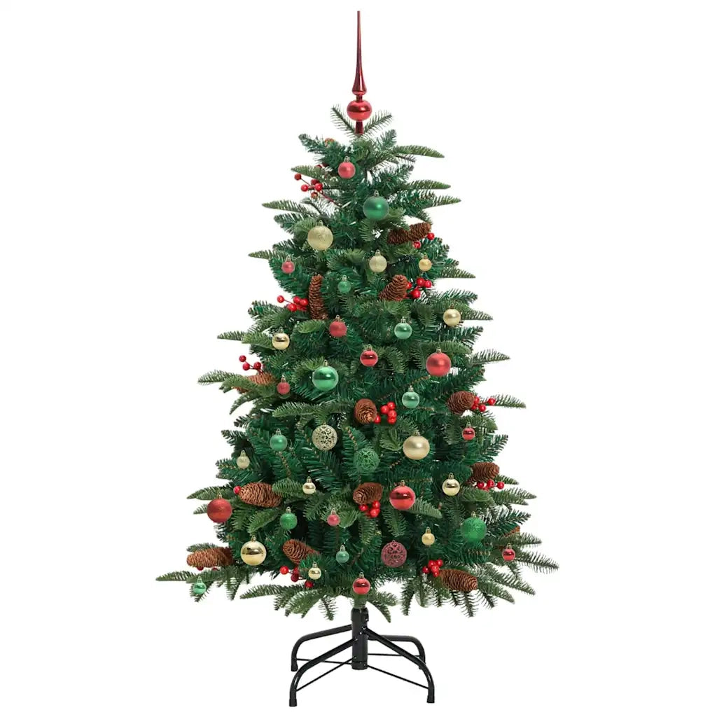 Albero di Natale artificiale con 150 LED Verde 150 cm 3395549