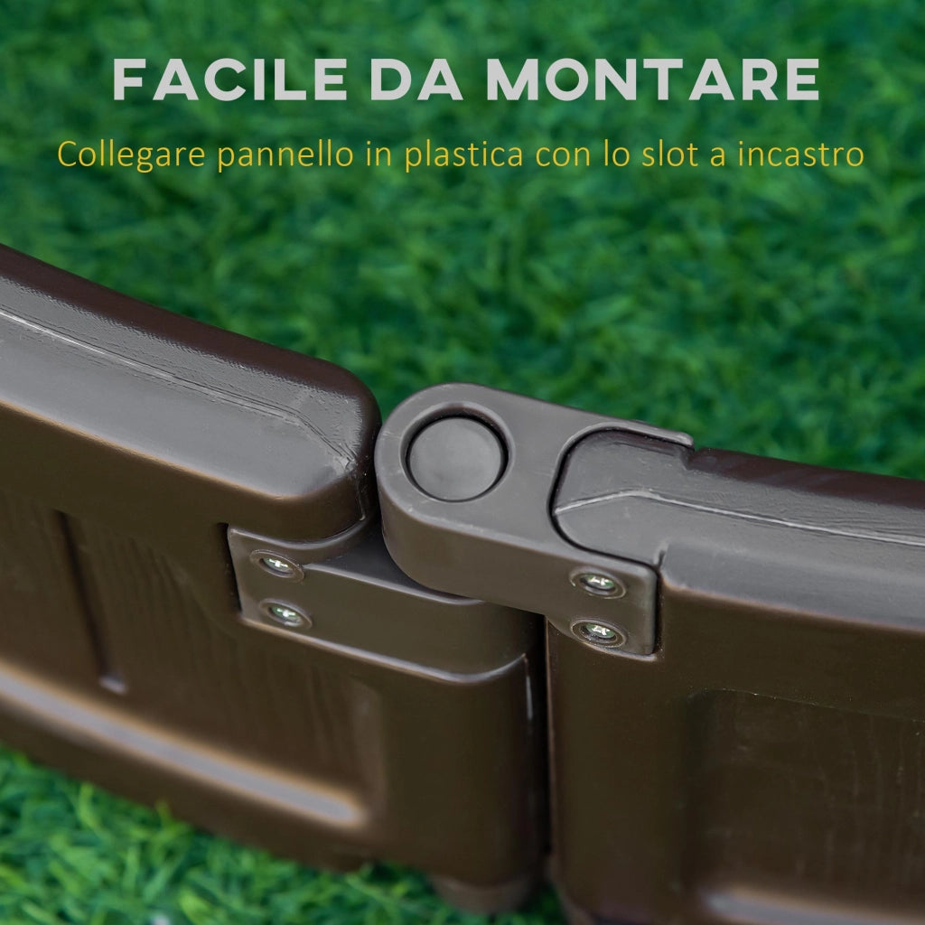 Letto Rialzato per Orto ¨C Minimal ¨C Marrone 123x21 cm