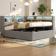letto imbottito velluto grigio 140 x 190 cm