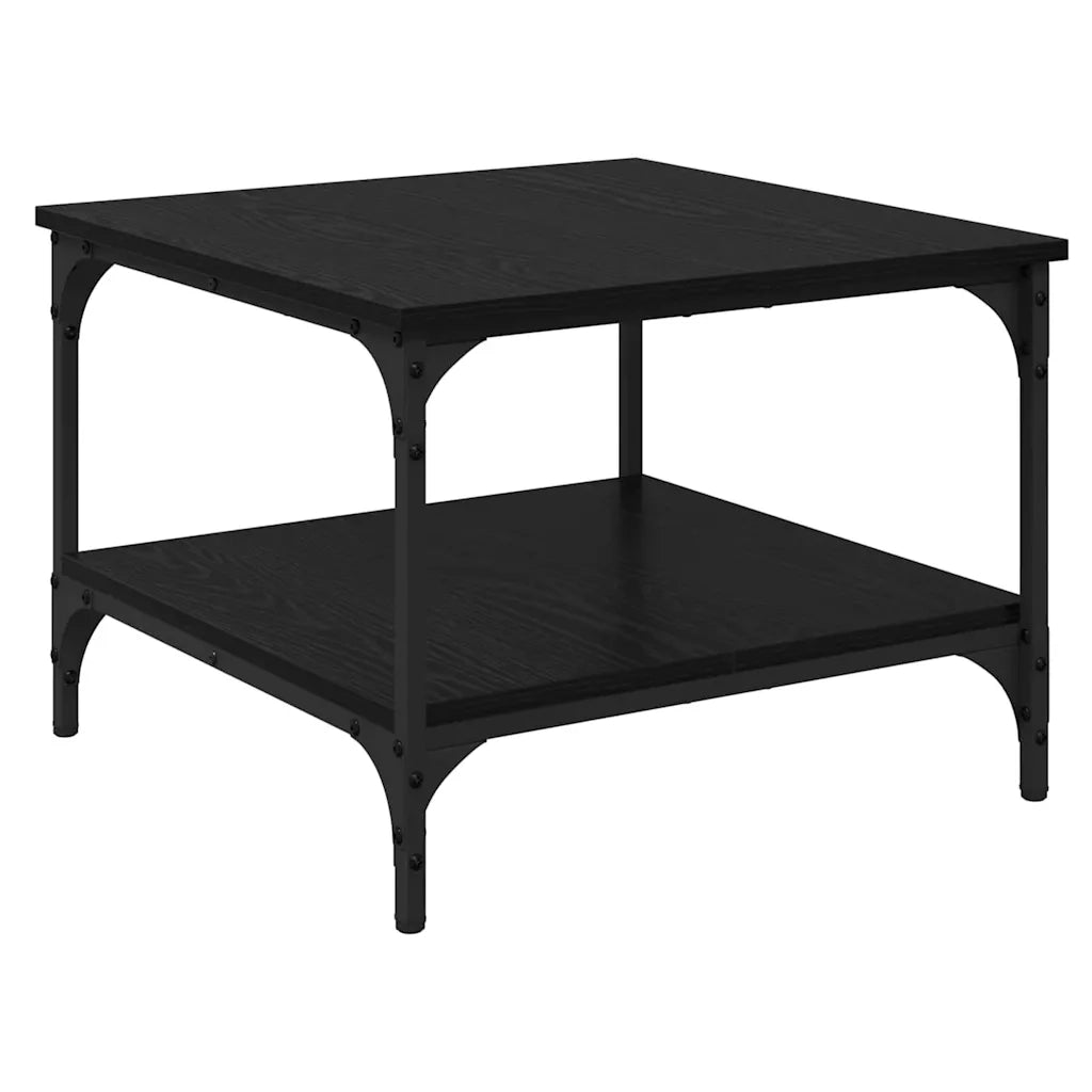 Tavolino da salotto | Tavolino da caff¨¨ | Tavolino da Soggiorno Rovere Nero 55 x 55 x 40 cm