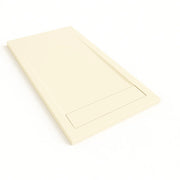 Piatto doccia Bidai con bordo 70X170 cm colore Crema RAL 1013 griglia Crema