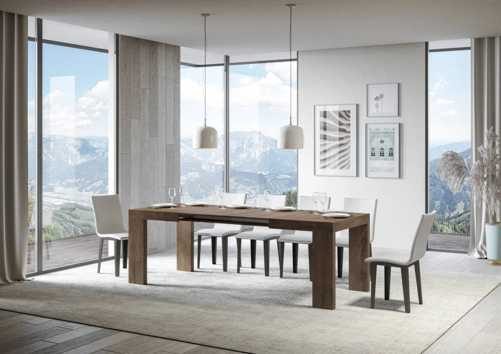 Tavolo allungabile 90x130/390 cm Roxel Noce