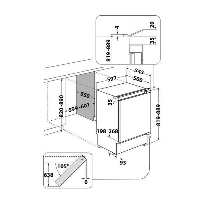 Hotpoint Ariston Congelatore verticale HABUFZ011