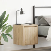 Comodini a Muro 2 pz-Set di 2 Tavolino da notte Rovere Sonoma 38x34x40 cm 109261