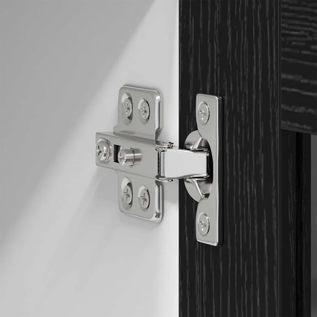 Armadio pensile | Mobile da Cucina con porta Riga Rovere Nero 60 x 31 x 100 cm