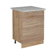 Vicco Mobiletto base per cucina Sonoma 60 cm PL Marmo