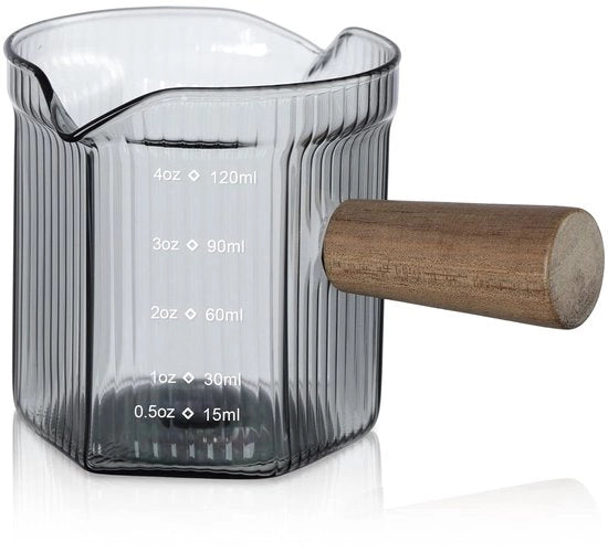 Bicchiere di misura in vetro borosilicato - duraturo e multifunzionale - 1 pezzo