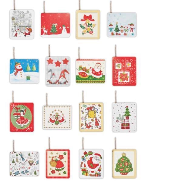 Saul Sadoch Rex 20554 Biglietti Auguri di Natale Assortiti Confezione da 200 Pezzi colore Assortiti