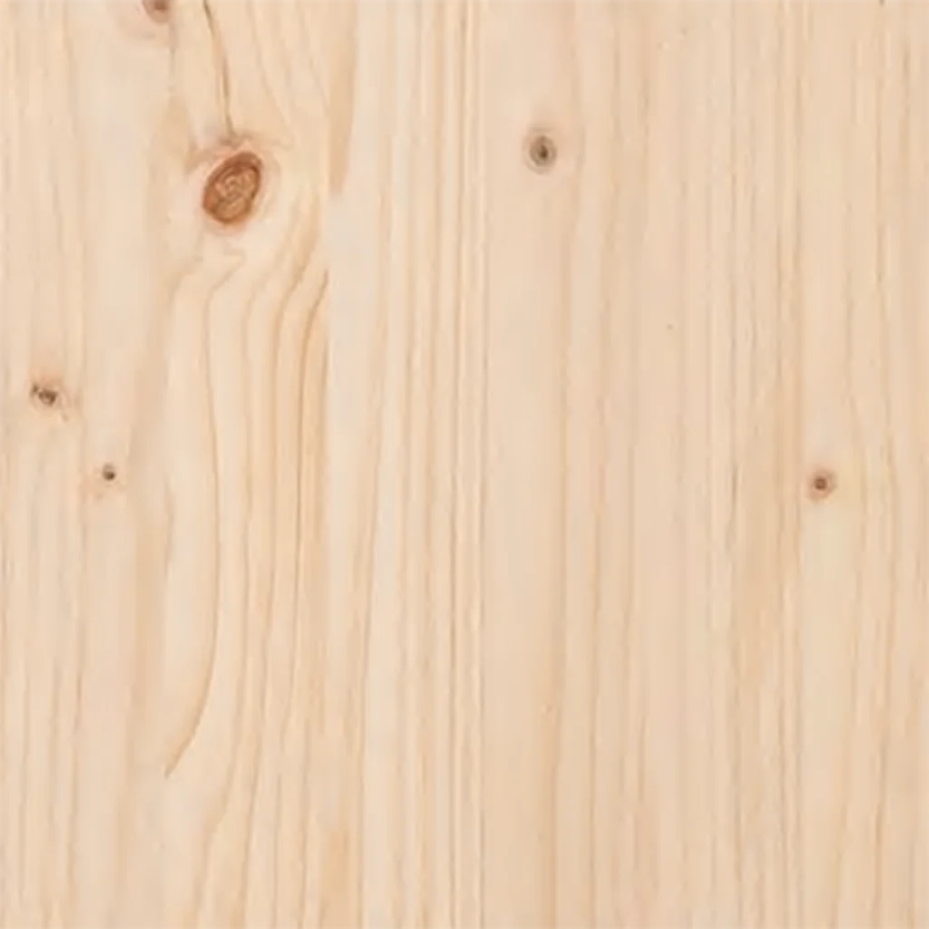 Letto matrimoniale | Letto per adulti | Giroletto senza Materasso Ambrato in Legno Massello 120x200 cm