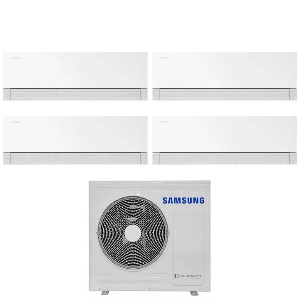 Condizionatore Quadri Split Samsung WindFree Première White 7+9+9+9 con AJ080TXJ4KG R-32 Wi-Fi Integrato
