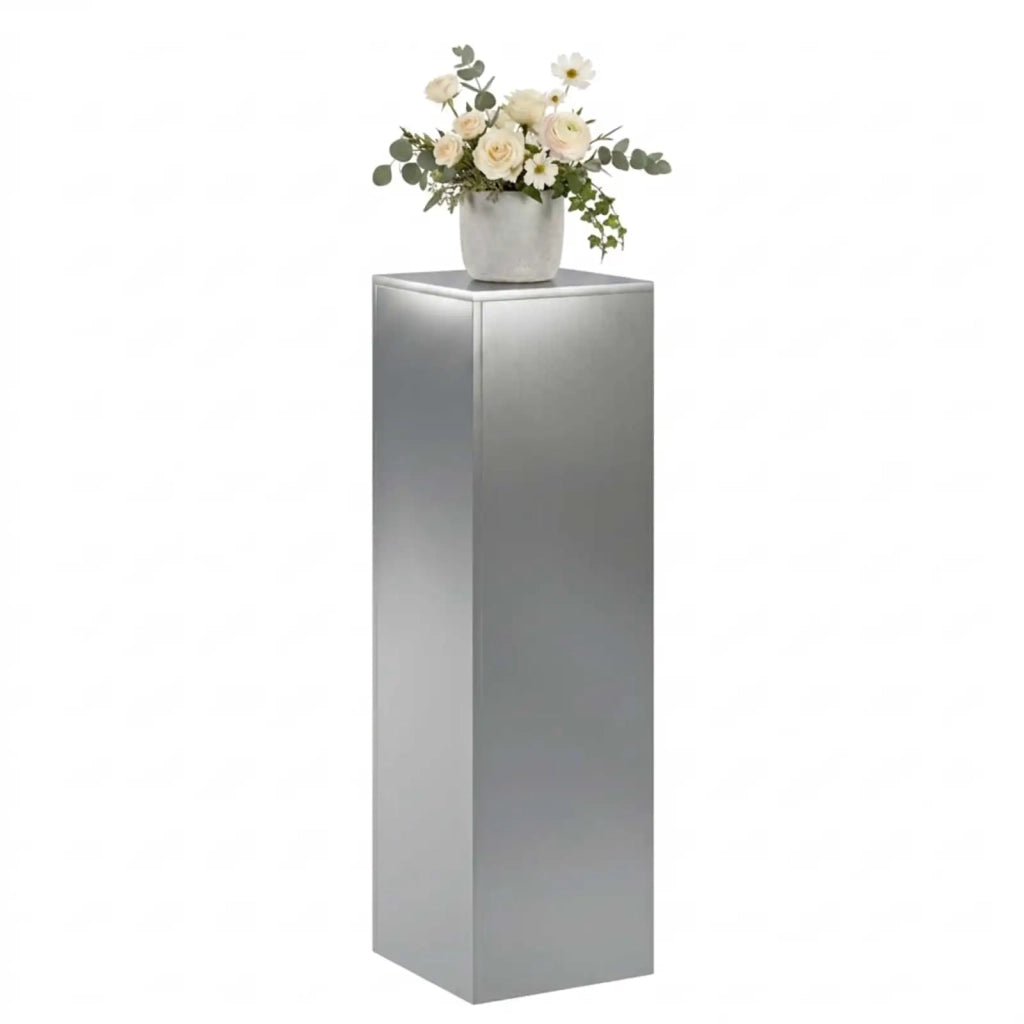 Supporto per piante Argento 30 x 30 x 100 cm Acciaio 8012512