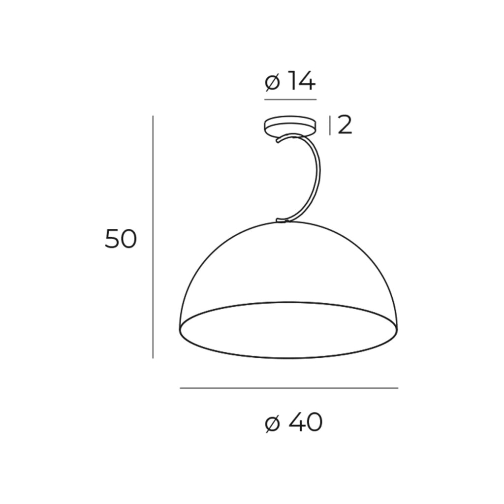 Plafoniera vintage TWENTY cupola nero/oro E27 Maxlight